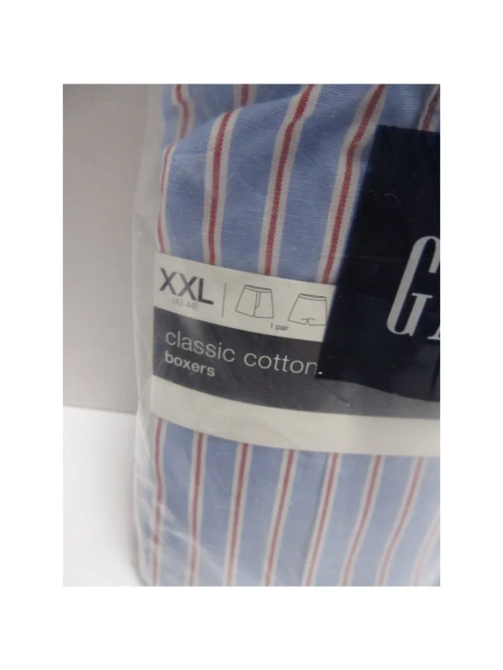 Gap Underwear XXL Boxer Striped Classic Cotton Preppy Y2K Deadstock NEW